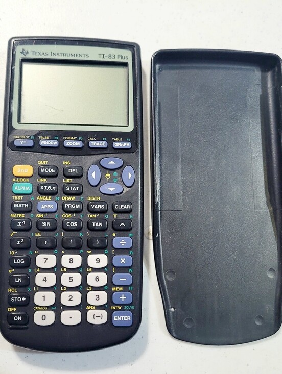Texas Instruments Other - Texas Instruments TI-83 Plus Graphing Calculator w/ Slide Cover Tested Works